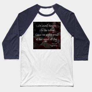 Ragged Old Flag Baseball T-Shirt